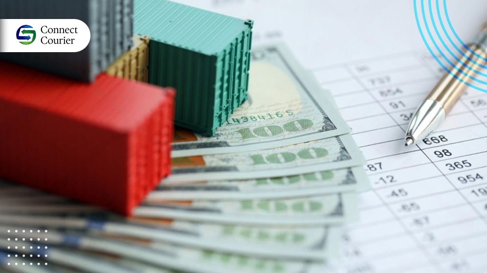 Shipping_containers _US_dollar_bills_and_logistics_data_sheet_representing_cost-saving_ import strategies from China and Hong Kong to Pakistan.